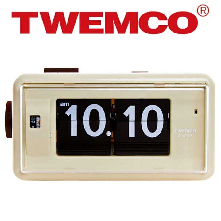 楽天市場】時計 TWEMCO トゥエンコ アラーム 付き AL-30BEIGE ベージュ 