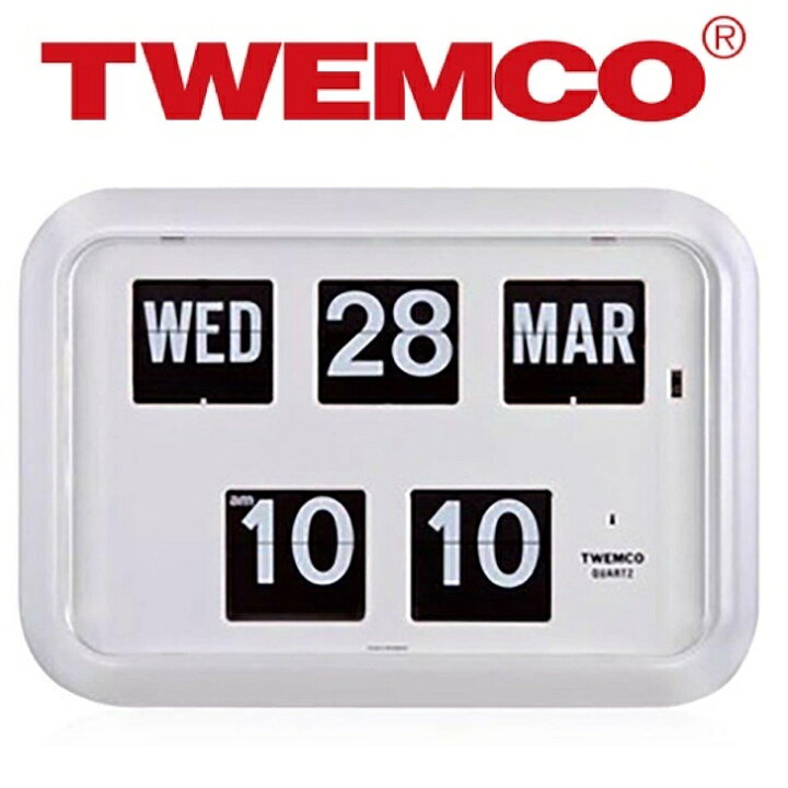 楽天市場】時計 TWEMCO トゥエンコ 掛置兼用 パタパタ フリップ 