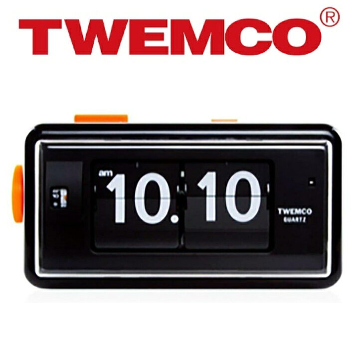 楽天市場】時計 TWEMCO トゥエンコ アラーム 置き時計 AL-30 BLACK 黒 