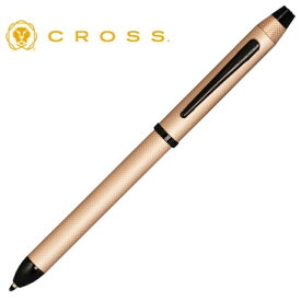 クロス ボールペン CROSS テックスリー NAT0090-20ST ブラッシュトローズゴールド ボールペン 黒＋赤＋シャープペンシル 0.5mm 国内 正規品 保証書 送料無料 ギフト プレゼント 新品 卒業祝い 入学祝い 合格祝い 就職祝い 昇進 記念日