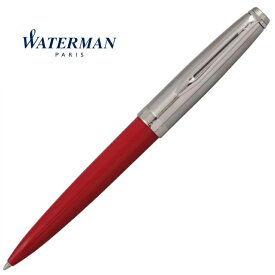 ウォーターマン ボールペン エンブレム エッセンシャル レッドCT 2100626 国内正規品 保証書 プレゼント ギフト ブランド シンプル 使いやすい ラグジュアリー おすすめ 人気商品 モデル 送料無料 贈り物 卒業 入学 合格 就職祝い