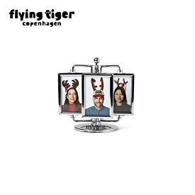 【公式】フォトフレーム ガラス ステンレス 回転 シンプル 結婚式 卓上 高級感 プレゼント 記念 思い出 インテリア 8枚 大量購入対象 まとめ買い 北欧 フライングタイガーコペンハーゲン Flying Tiger Copenhagen 公式