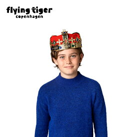 【公式】王冠 直径20cm コスチューム 王様 国王 キラキラ カッコいい 仮装 撮影 面白い カラフル 楽しい ハッピー ハロウィン サイズ：直径20cm×高さ14cm 大量購入対象 まとめ買い 北欧 フライングタイガーコペンハーゲン Flying Tiger Copenhagen 公式