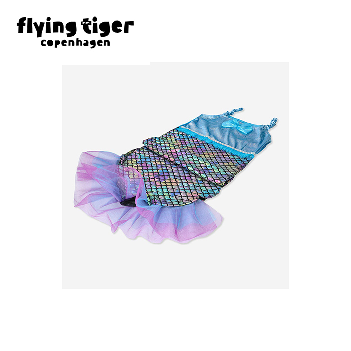 【公式】コスチューム（マーメイド） 4-8歳用 マーメイド 人魚 仮装 コスチューム キッズ 面白い ハロウィン 撮影 写真 サイズ：長さ89cm  北欧 ﾌﾗｲﾝｸﾞﾀｲｶﾞｰｺﾍﾟﾝﾊｰｹﾞﾝ Flying Tiger Copenhagen 公式 | フライングタイガーコペンハーゲン