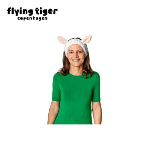 【フライングタイガー公式】ヘアバンド(ウサギ) ヘアキャップ タオルキャップ ヘアバンド お風呂 バスタオル 化粧 メイク 洗顔 うさぎ かわいい サイズ:直径15cm 大量購入対象 まとめ買