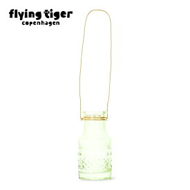 【公式】フラワーベース（ミニ） 花瓶 ナチュラル デザイン ガラス シンプル インテリア 一輪挿し おしゃれ サイズ：直径4cm×高さ8cm 北欧 フライングタイガーコペンハーゲン Flying Tiger Copenhagen 公式