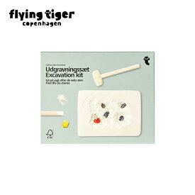【公式】発掘キット（宝石） 推奨年齢6才以上 知育 おもしろ パーティー ギフト プレゼント FSC認証 エコフレンドリー 石膏サイズ：2.8×11.8×8.7 cm 北欧 フライングタイガーコペンハーゲン Flying Tiger Copenhagen 公式