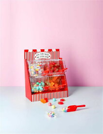 【フライングタイガー公式】キャンディコンテナ お菓子入れ おしゃれ アクセサリーケース 収納 インテリア 小物入れ ダイナー 可愛い お店屋さん キッズ 知育 ままごと 縦9.5cm×横19cm×高さ23.5cm 大量購入対象 まとめ買い 北欧雑貨