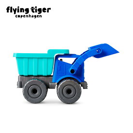 【公式】はたらく乗り物 おもちゃ 玩具 子供 キッズ 車 ブルドーザー おうち 砂場 公園トラック 青 サイズ：縦18cm×横26cm×高さ15cm 北欧 フライングタイガーコペンハーゲン Flying Tiger Copenhagen 公式