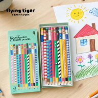【フライングタイガー公式】色鉛筆 10本入 画材 絵 色えんぴつ かわいい お絵かき 塗り絵 ぬりえ 文房具 …