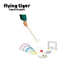 【公式】ゴルフセット 木製 おもちゃ 玩具 キッズ スポーツ 親子 おもしろ 外遊び ゲーム クラブのサイズ：45.7 x 2 x 7.5 cm 北欧 フライングタイガーコペンハーゲン Flying Tiger Copenhagen 公式