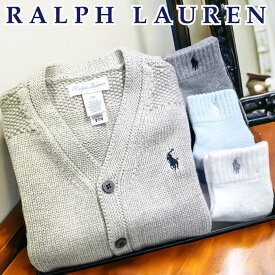 4月27日(土)お届け可能 【ソックス3足付き】 出産祝い ギフトセット ラルフローレン 男の子 ralph lauren ベビー カーディガン ソックス 靴下 POLO RALPH LAUREN 送料無料 豪華 赤ちゃん あす楽対応