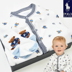 出産祝い ラルフローレン 男の子 ギフトセット ralph lauren ベビー カバーオール ベアソックス 靴下