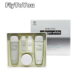 3W CLINIC 3Wクリニック コラーゲンホワイトスキンケア 3種セット 化粧水 乳液 クリーム 基礎化粧品 韓国コスメ 正規品