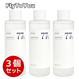 3個セット anua アヌア ドクダミ 77 スージング トナー 250ml スキンケア 化粧水 ニキビ肌 敏感肌 韓国コスメ 正規品