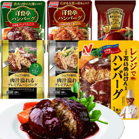 絶品 ハンバーグ セット 6種類 冷凍 ギフト 仕送り ランチ 夕食 保存食 非常食 たいめいけん 味の素 日本ハム ハインツ ニチレイ プレゼント 送料無料 デミグラス