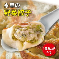 佐野 ラーメン 有名店 「永華」の野菜餃子 佐野餃子 中 ｜ 小さくても 餡 ぎっしり ざく切り野菜 たっぷ…