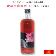 梅干屋がつくった梅が主役の梅酒 琉球泡盛梅酒 壱-ICHI- 720ml ｜ 和歌山県日高郡みなべ町 紀州本庄うめ…
