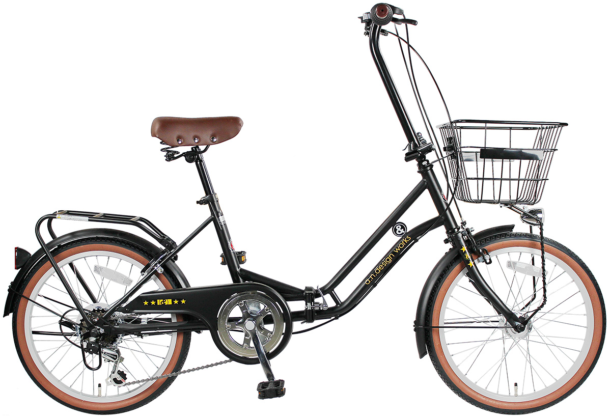 楽天市場】折りたたみ自転車 20インチ ミニベロ 前カゴ付き LEDオート 