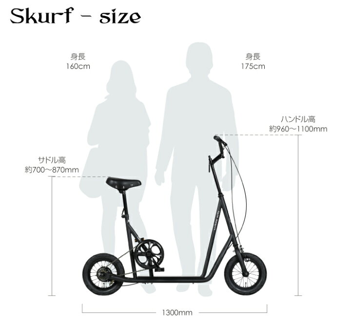 楽天市場 キックボード 自転車 大人用 スケボー キックスケーター バイク スケート ボード 12インチ ブレーキ付 ペダル おしゃれ ストリート お客様組立 アウトレット A N Design Works Caringbah カリンバ Skurf スカーフ Tokyo Depot