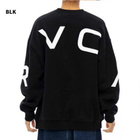 RVCA トレーナー　メンズ 　レディース 正規品 RVCA ルーカ 裏起毛 クルーネック　パーカー BD042-150 スノーボード スエット スウェット ロゴ プルオーバー 大きめ USサイズ ルカ ブランド スノーボード　スケーター サーファー ストリート ファッション