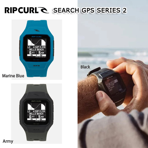 リップカール スマートウォッチ 時計 ripcurl gps SEARCH GPS2(サーチ ジーピーエス2) RIP CURL  腕時計防水ウェアラブルウォッチ サーフィンスノーボードスポーツウォッチメンズレディースサーフウォッチ Ripcurl 日本正規品 | FOLIC