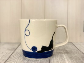 波佐見焼 菊祥陶器 毛糸ネコ マグカップ マグ 猫柄 かわいい おしゃれ ネコ カフェ