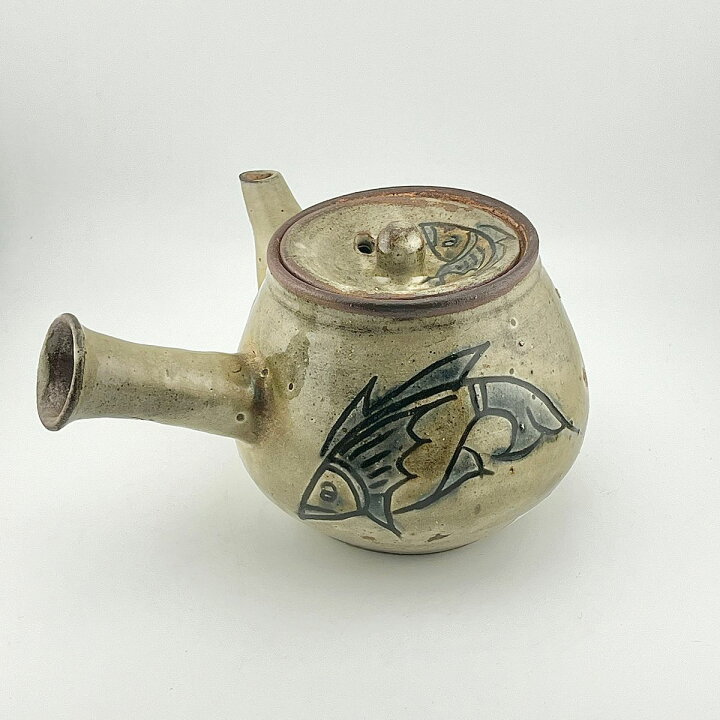 陶芸家 人間国宝 金城次郎 土瓶 急須 水注 沖縄 やちむん 壺屋焼 琉球  