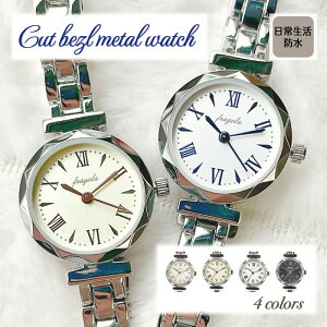 【日常生活防水】 腕時計 レディース メタル 金属バンド シンプル おしゃれ 女性 女の子 プレゼント ギフト 祝い 日本製クオーツ シルバー ブラック 黒 人気 中学生 高校生 20代 30代 40代 送料