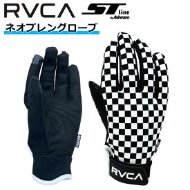 [follows特別価格] RVCA グローブ ST-Line コラボ ルーカ ST GLOVE BB042-940 グローブ スマホ対応 ASHRAM [メール便発送商品]