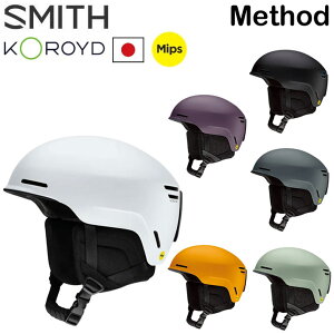[݌Ɍ] 24-25 X~X SMITH wbg Method \bh [MIPS USASIA FIT] ~bvX WptBbg HELMET Xm[{[h 2024 2025 {Kiyz
