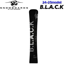 【6月4日～ 3個購入でP10倍】[予約商品] 24-25 SG SNOWBOARDS エスジー スノーボード B.L.A.C.K BLACK 169cm ブラック アルペンボード アルパイン 2024 2025 板 スノボ