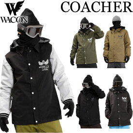 25-26 ワコン ウェア ジャケット WACON スノーボード ウェア メンズ COACHER JACKET コーチャー ジャケット 2025 2026 日本正規品