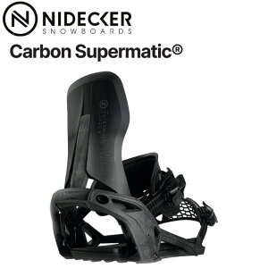 25-26 iCfbJ[ rfBO NIDECKER Carbon Supermatic J[{ X[p[}`bN BINDING XebvC Xm[{[h oCfBO 2025 2026 {Ki [\]