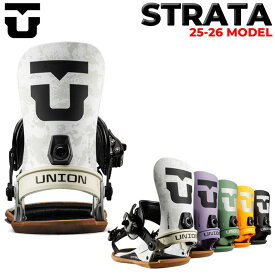 25-26 スノーボード ユニオン ビンディング STRATA ストラータ UNION BINDING バインディング 2025 2026 日本正規品