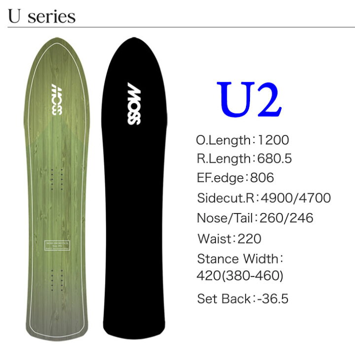 楽天市場】25-26 モス スノースティック U2 MOSS SNOWSTICK パウダー 