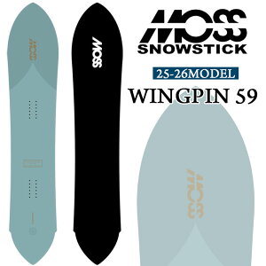 25-26 ���X �X�m�[�X�e�B�b�N WING-PIN59 MOSS SNOWSTICK �p�E�_�[�{�[�h 159cm POWDER �X�m�[�{�[�h �X�m�{ �� ���{���K�i