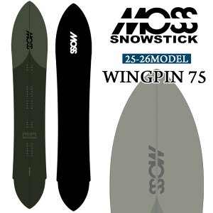 25-26 ���X �X�m�[�X�e�B�b�N WING-PIN75 MOSS SNOWSTICK �p�E�_�[�{�[�h 175cm POWDER �X�m�[�{�[�h �X�m�{ �� ���{���K�i