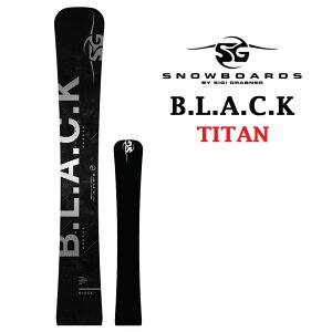 [4`25{3w10{] 25-26 Ay{[h GXW[ Xm[{[h SG SNOWBOARDS B.L.A.C.K BLACK Ti 169cm TITAN ubN `^ ApC 2025 2026  Xm{