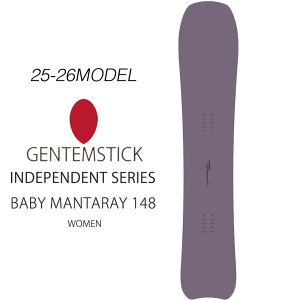 25-26 Xm[{[h GENTEMSTICK BABY MANTARAY 148cm QeXeBbN xr[}^C fB[X pE_[{[h  2025 2026