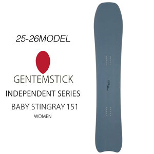 25-26 �X�m�[�{�[�h GENTEMSTICK BABY STINGRAY 151cm �Q���e���X�e�B�b�N �x�r�[�X�e�B���O���C ���f�B�[�X �p�E�_�[�{�[�h �V���[�g�L�����o�[ �� 2025 2026