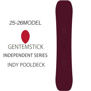 [׍ς] 25-26 Xm[{[h INDY POOLDECK 154cm GENTEMSTICK QeXeBbN CfB v[fbL pE_[{[h V[gLo[  2025 2026
