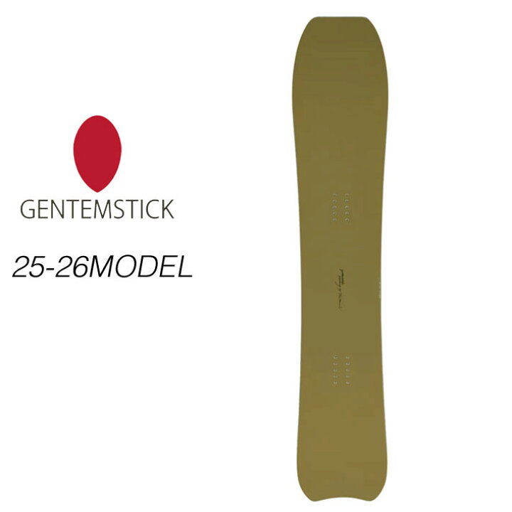 楽天市場】25-26 スノーボード GENTEMSTICK MANTARAY 154cm ゲンテン 