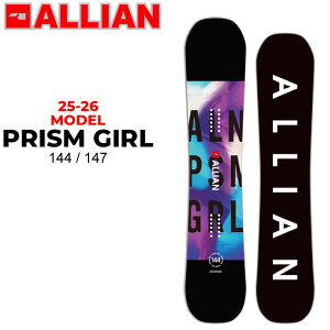 [\񏤕i] 25-26 ALLIAN Xm[{[h ACA PRISM GIRL vY K[ 144cm 147cm fB[X t[X^C I[Eh Xm{  2025 2026 {Ki