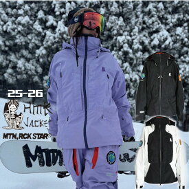 [予約商品] 25-26 Mtn. Rock Star ジャケット マウンテンロックスター ウェア [HARUMAKI 1 JACKET] ハルマキ 1 MOUNTAIN ROCK STAR マンロク ウエア ユニセックス スノーボード スノーウェア 日本正規品