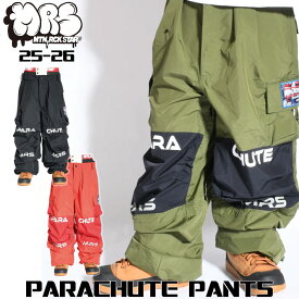 [予約商品] 25-26 Mtn. Rock Star ジャケット マウンテンロックスター ウェア [PARACHUTE PANTS] パラシュートパンツ MOUNTAIN ROCK STAR マンロク ウエア ユニセックス スノーボード スノーウェア 日本正規品