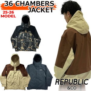 [\񏤕i] 25-26 pubN REPUBLIC & CO EFA 36 CHAMBERS JACKET Xm[{[h `o[X WPbg Y fB[X Xm[{[hEFA Xm[EFA[ AEghA Lv ނ XP
