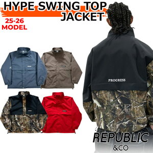 25-26 ���p�u���b�N REPUBLIC & CO �E�F�A HYPE SWING TOP JACKET �X�m�[�{�[�h �n�C�v �X�C���O�g�b�v �W���P�b�g �����Y ���f�B�[�X �X�m�[�{�[�h�E�F�A �X�m�[�E�F�A�[ �A�E�g�h�A �L�����v �ނ� �X�P