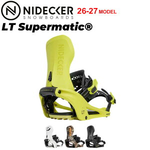 [�\�񏤕i] 26-27 �i�C�f�b�J�[ NIDECKER �r���f�B���O LT Supermatic �G���e�B�[ �X�[�p�[�}�`�b�N BINDING �X�e�b�v�C�� �X�m�[�{�[�h �o�C���f�B���O 2026 2027 ���{���K�i