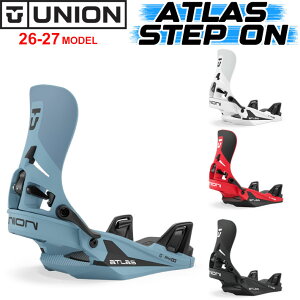 [�\�񏤕i] 26-27 �X�m�[�{�[�h ���j�I�� �r���f�B���O UNION ATLAS STEP ON �A�g���X �X�e�b�v�I�� UNION BINDING �o�C���f�B���O 2026 2027 ���{���K�i
